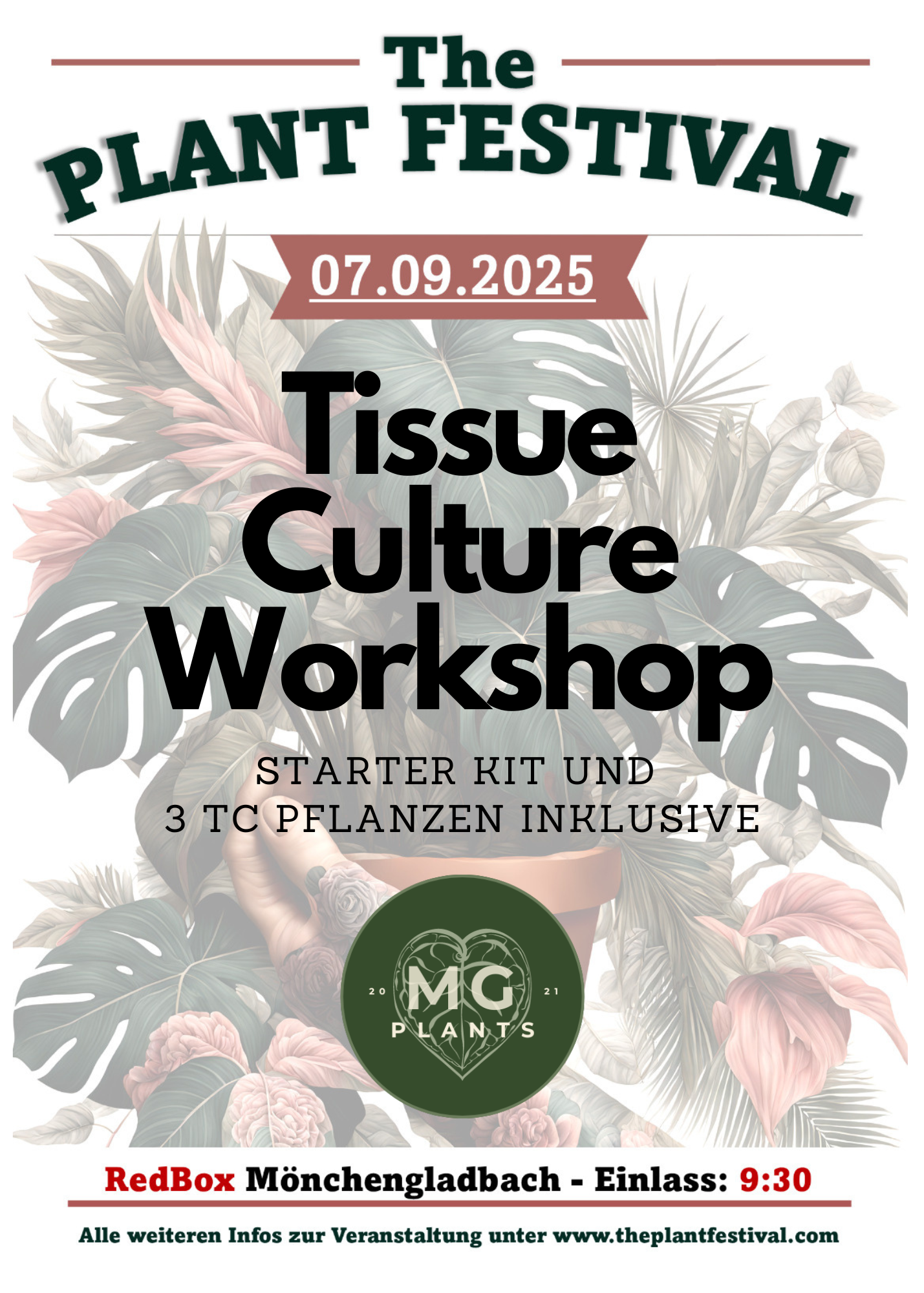 Tissue Culture Workshop -  Beim "Plant Festival" 7.09.2025