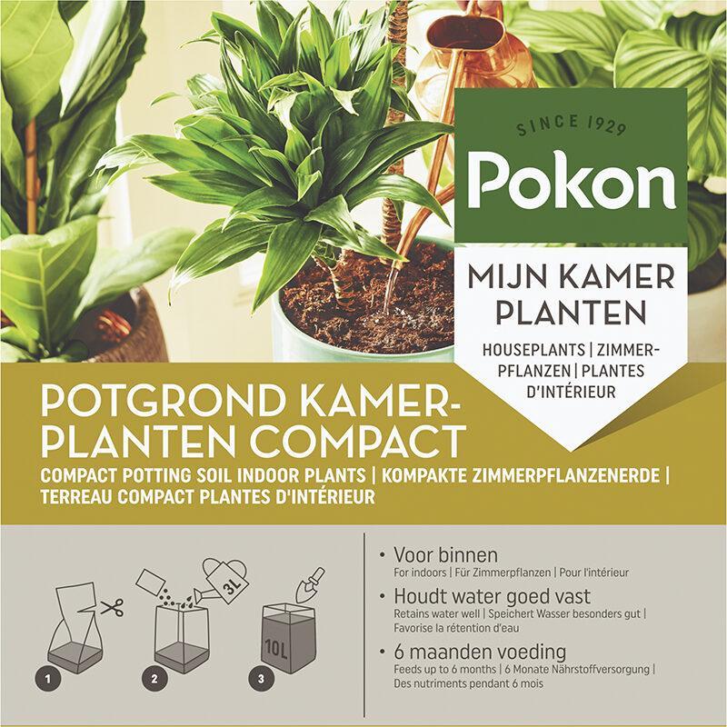 Pokon Kokos Blumenerde für Zimmerpflanzen compact 10L